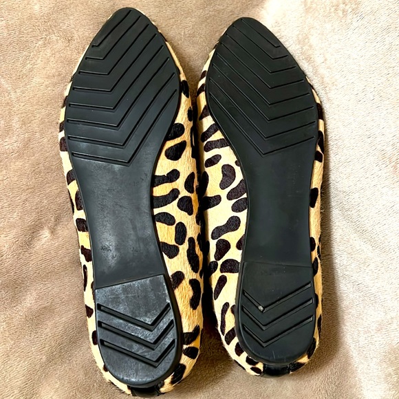 Kelly & Katie Jordi horsehair Leopard print Flats - Picture 6 of 7